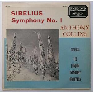SIBELIUS Symphony No. 1 NM Anthony Collins London Richmond B-19069 vinyl LP